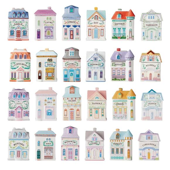 Lenox Spice Village Full Complete Collection Set 24 Houses NEW 2025 Farmhouse - Picture 1 of 4